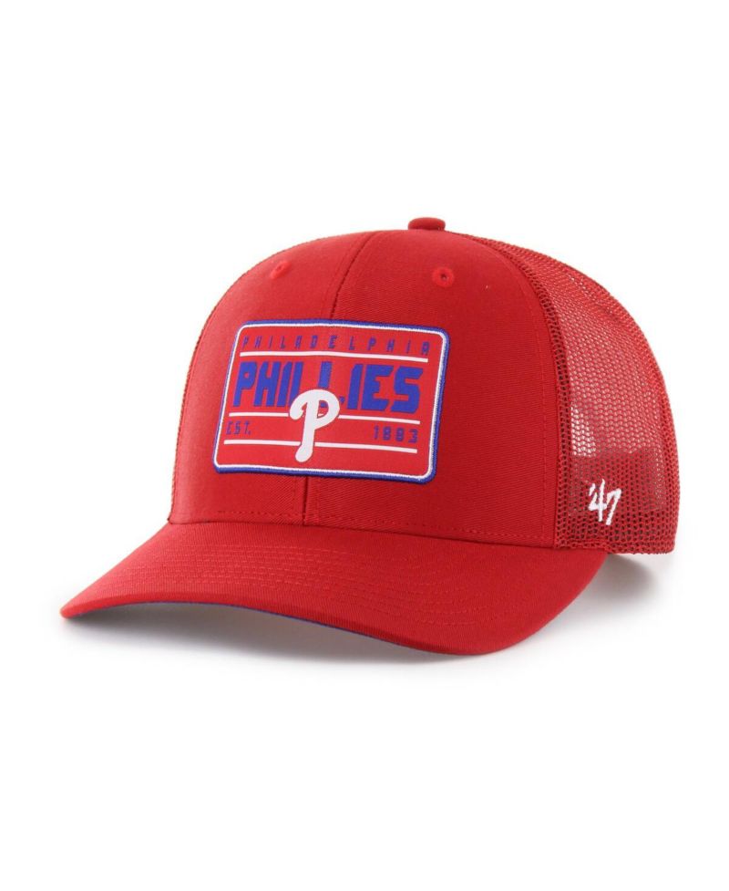Men's Red Philadelphia Phillies Hardline Trucker Adjustable Hat