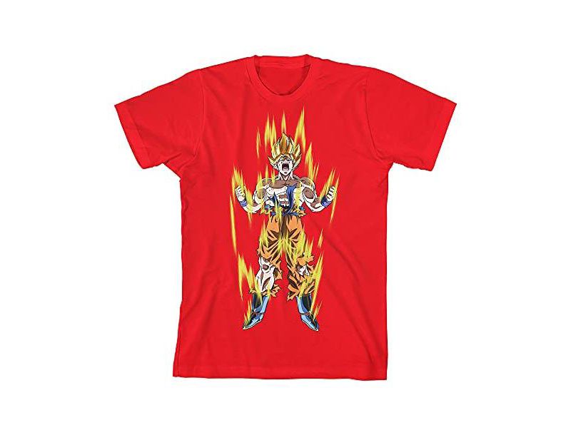 Super Saiyan Goku Youth Red Graphic Tee - S