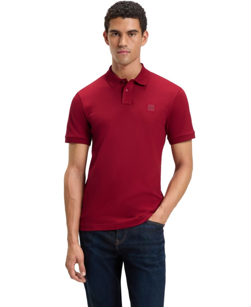 Men's Stretch-Cotton Slim-Fit Passenger Polo Shirt