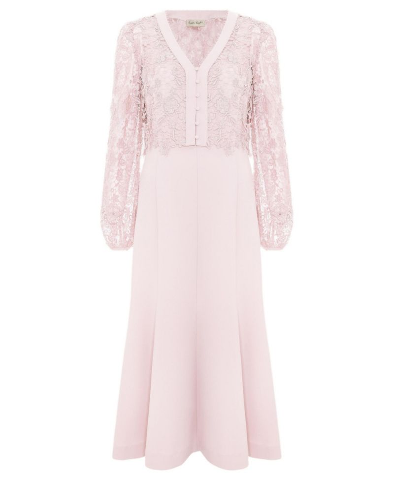 Women's Ayumi Part Lace Midi Dress