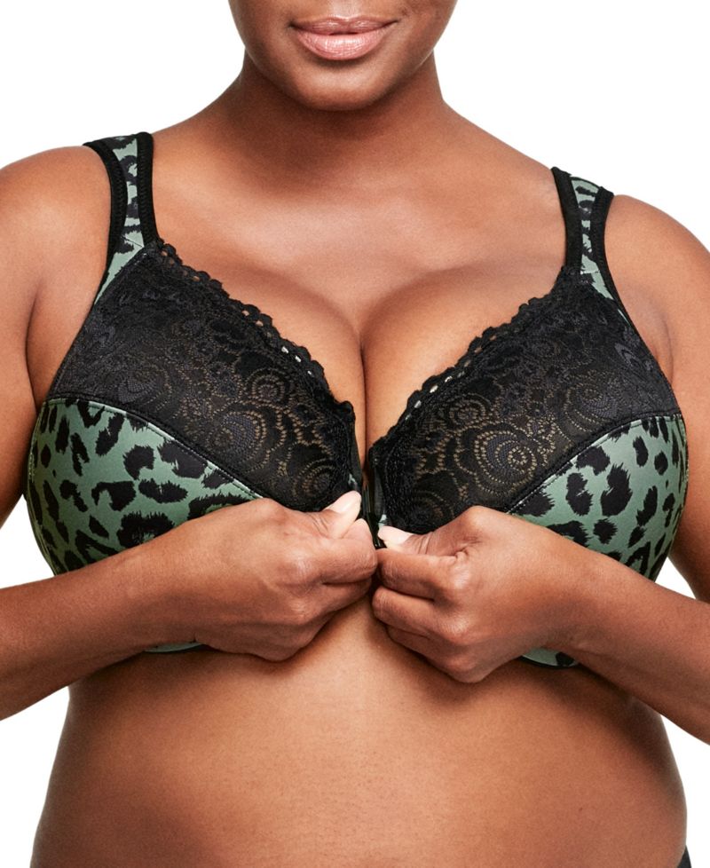 Women's Full Figure Plus Size Wonderwire Front Close Bra 1245