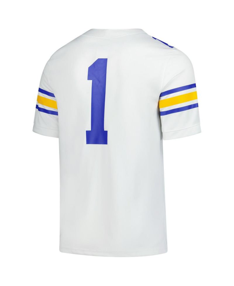 Men's 1 White Cal Bears Untouchable Replica Game Jersey
