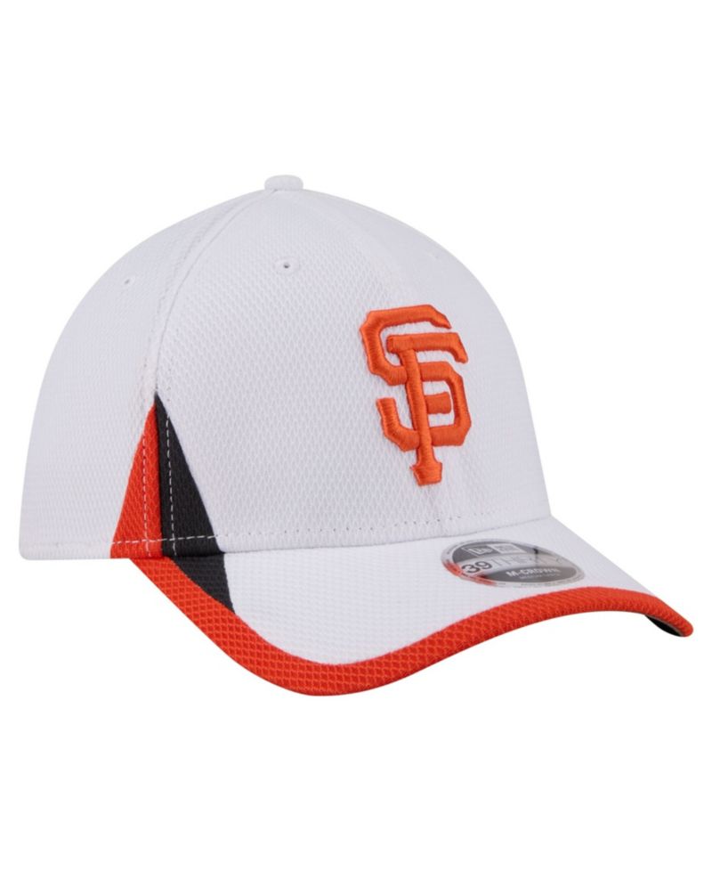Men's White San Francisco Giants Cut n Sew 39THIRTY Flex Hat