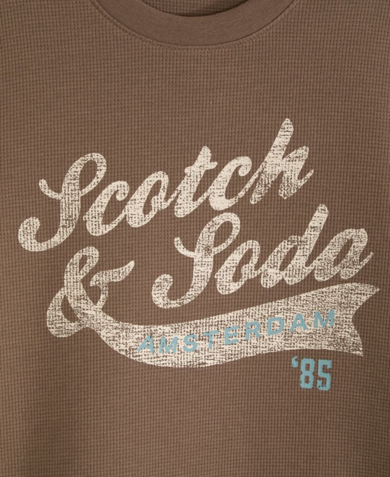 Big Boys Long Sleeve Thermal Graphic Tee