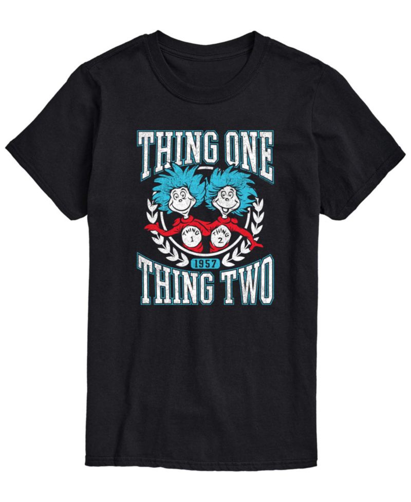 Men's Dr. Seuss Things Collegiate Short-Sleeve Graphic T-Shirt