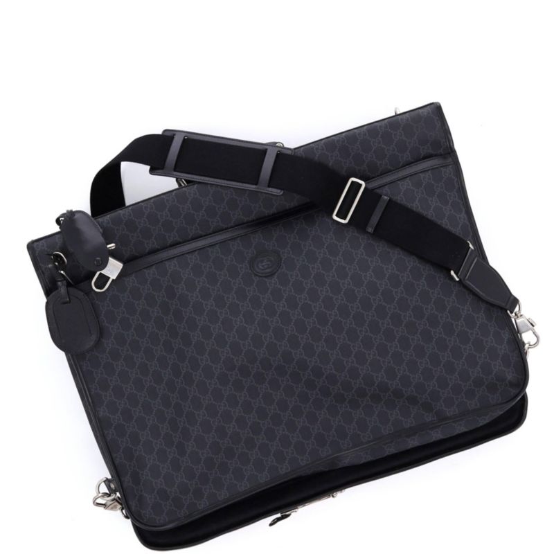 Retro Interlocking G Garment Bag GG Coated Canvas