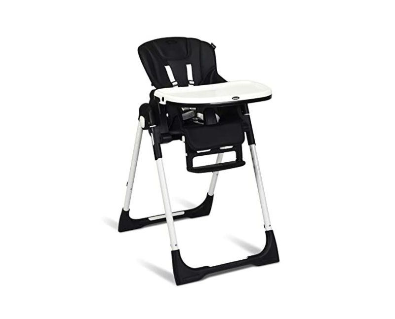 Foldable High chair with Multiple Adjustable Backrest