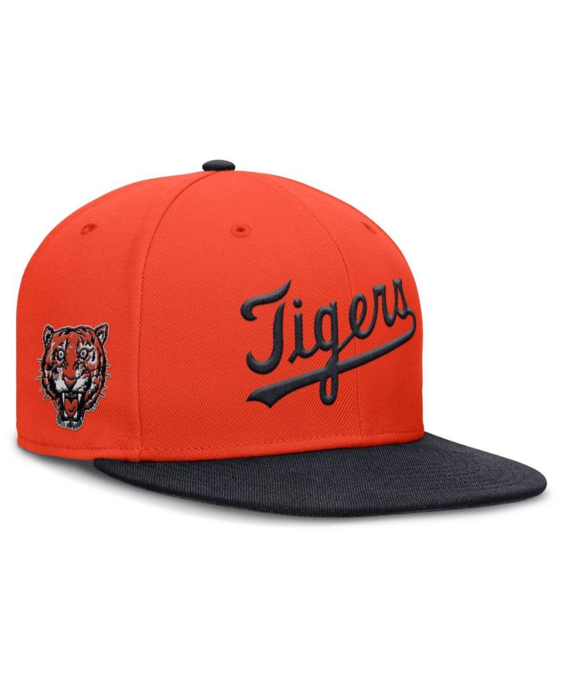 Men's Orange Detroit Tigers True Performance Fitted Hat