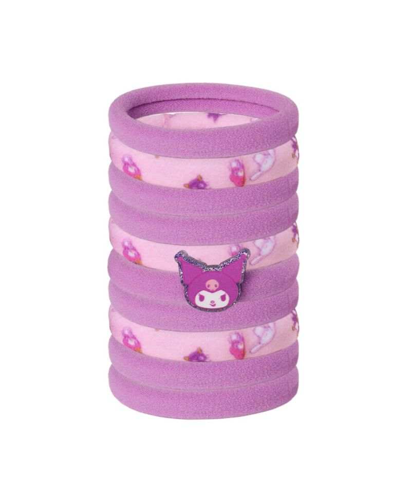 and Friends Hair Ties in Bulk 50 Pieces Official License, Sanrio Hair Accessories with My Melody, Kuromi and More