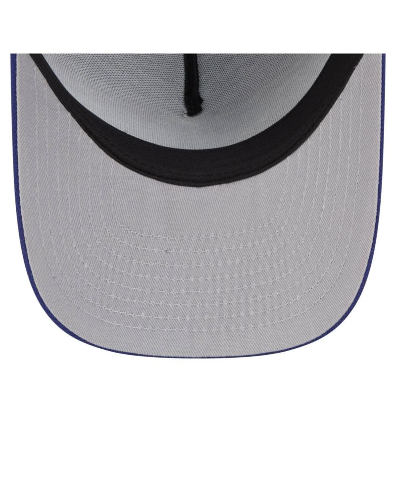 Big Boys and Girls Royal Los Angeles Dodgers Logo Fade A-Frame 9FIFTY Snapback Hat