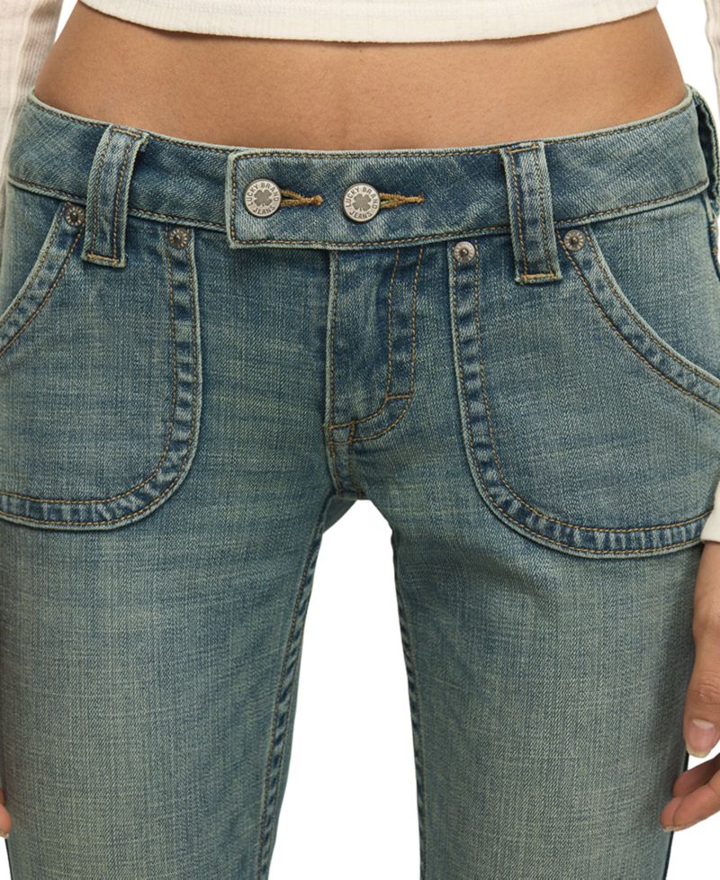 Women's Low-Rise Flare Jeans