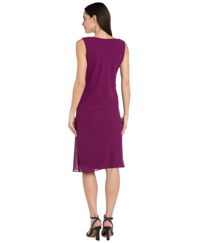 Petite Removable Jacket & Dress 2-Piece Set