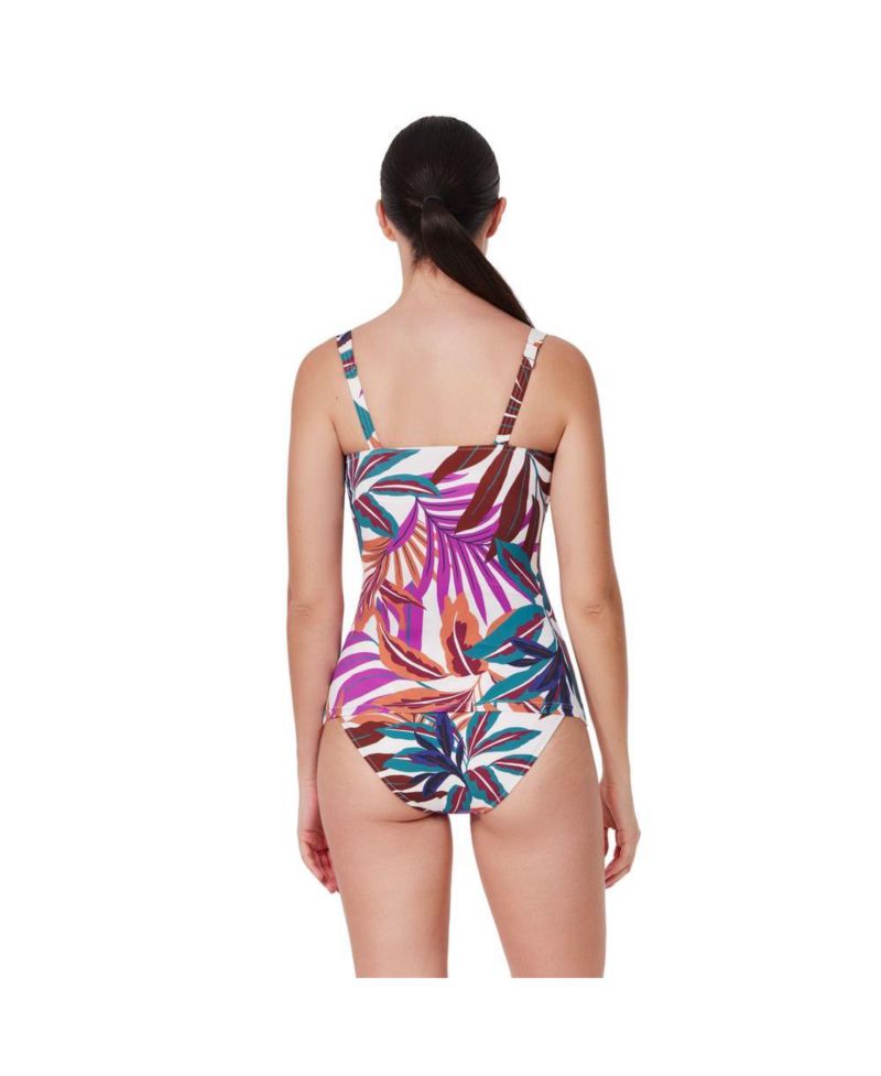 Women's Gottex Plantopia D-Cup Supportive Tankini Swim Top