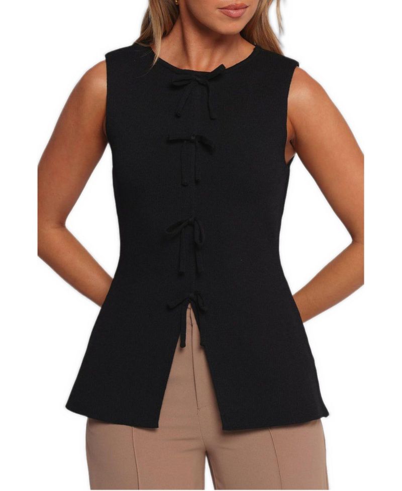 Women's Milani Bow Knitted Top