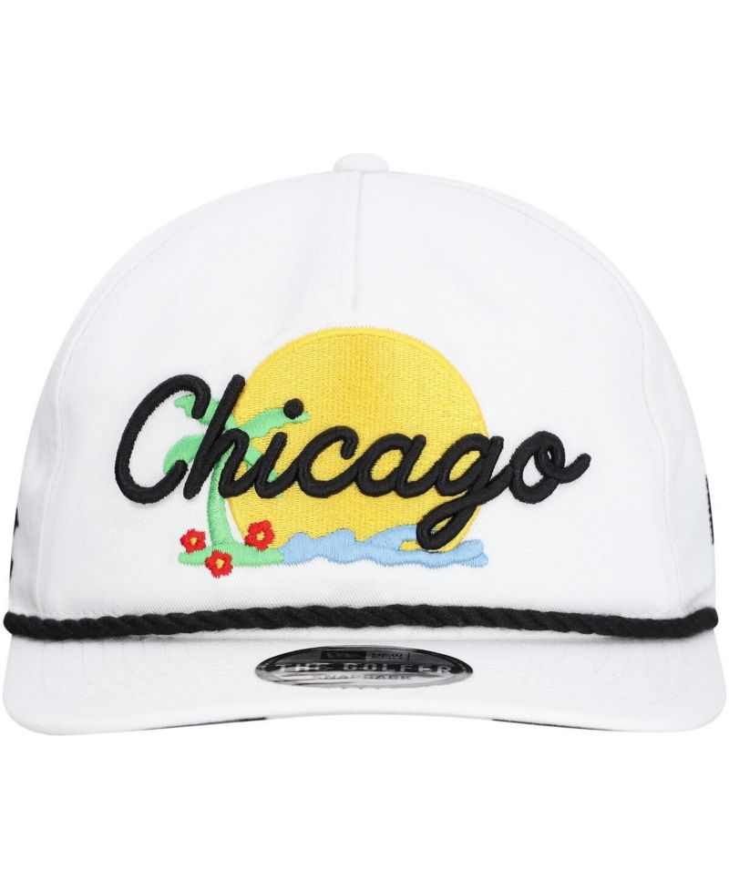 Men's White Chicago White Sox Paradise Golfer Adjustable Hat