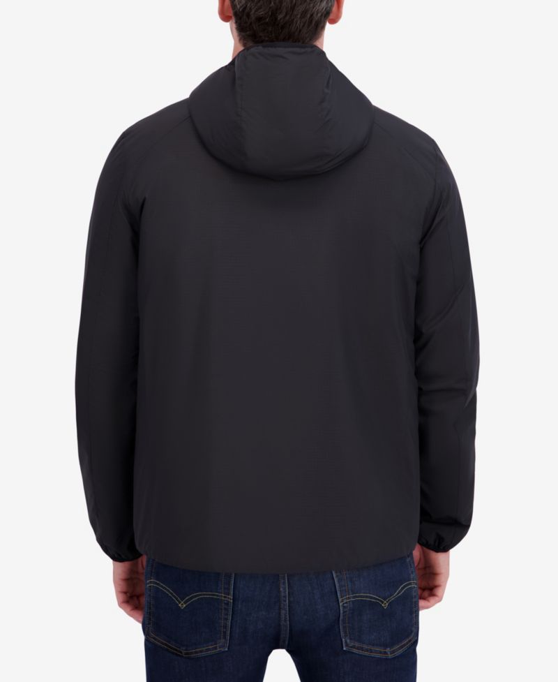 Men's Hooded Transitional Zip Front Jacket