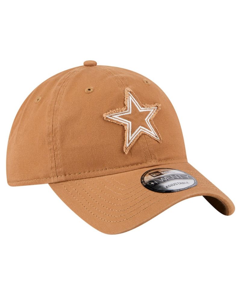 Men's Brown Dallas Cowboys Stamp 9TWENTY Adjustable Hat