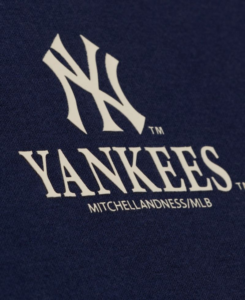 Men's Navy New York Yankees Core Essentials Fleece Hoodie