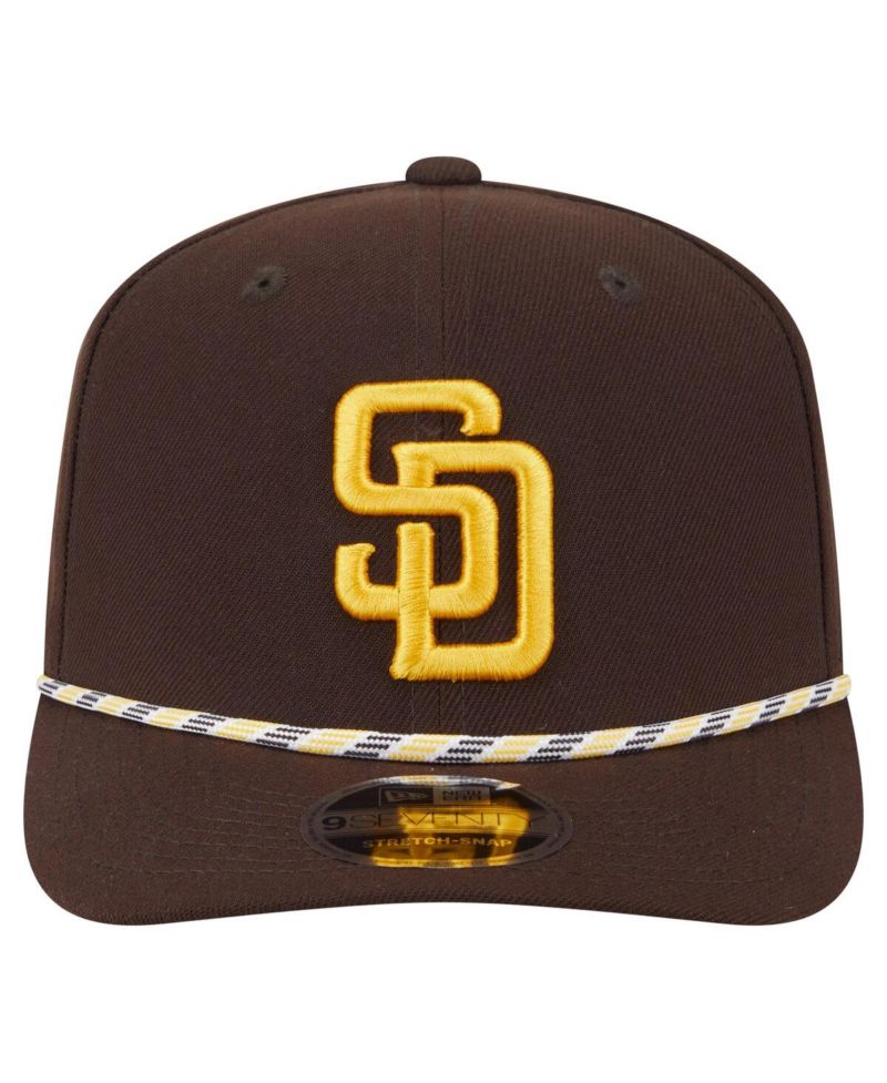 Men's Brown San Diego Padres Multi-Rope 9SEVENTY Stretch-Snap Hat