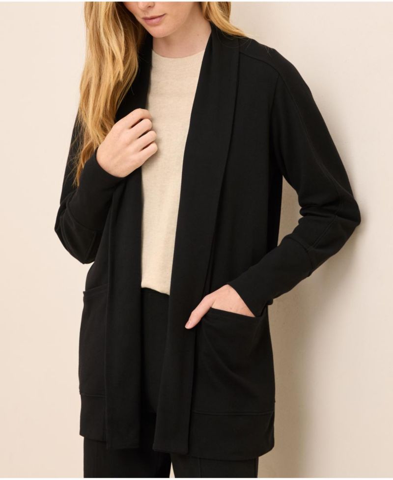 Women's Organic Cotton Airplane Wrap Cardigan