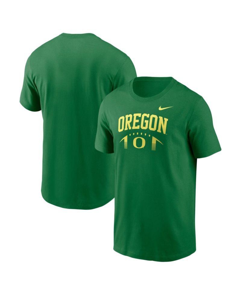 Men's Green Oregon Ducks Primetime Football Icon T-Shirt