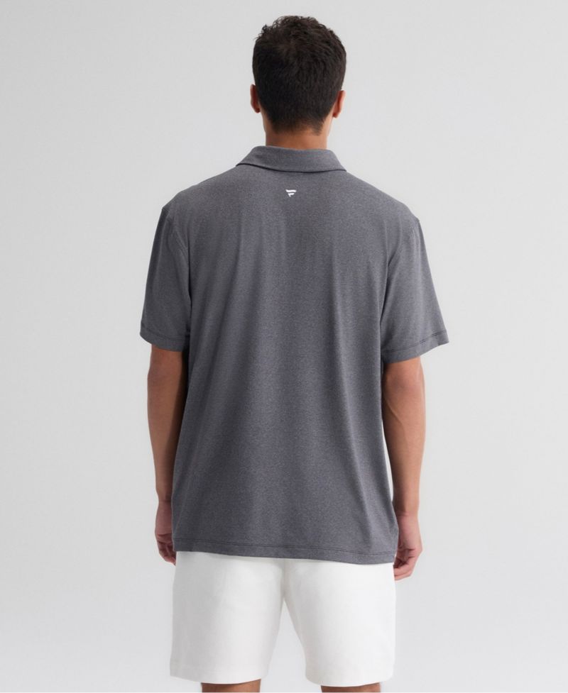 Men's Charcoal Kansas City Chiefs Clutch Polo Shirt