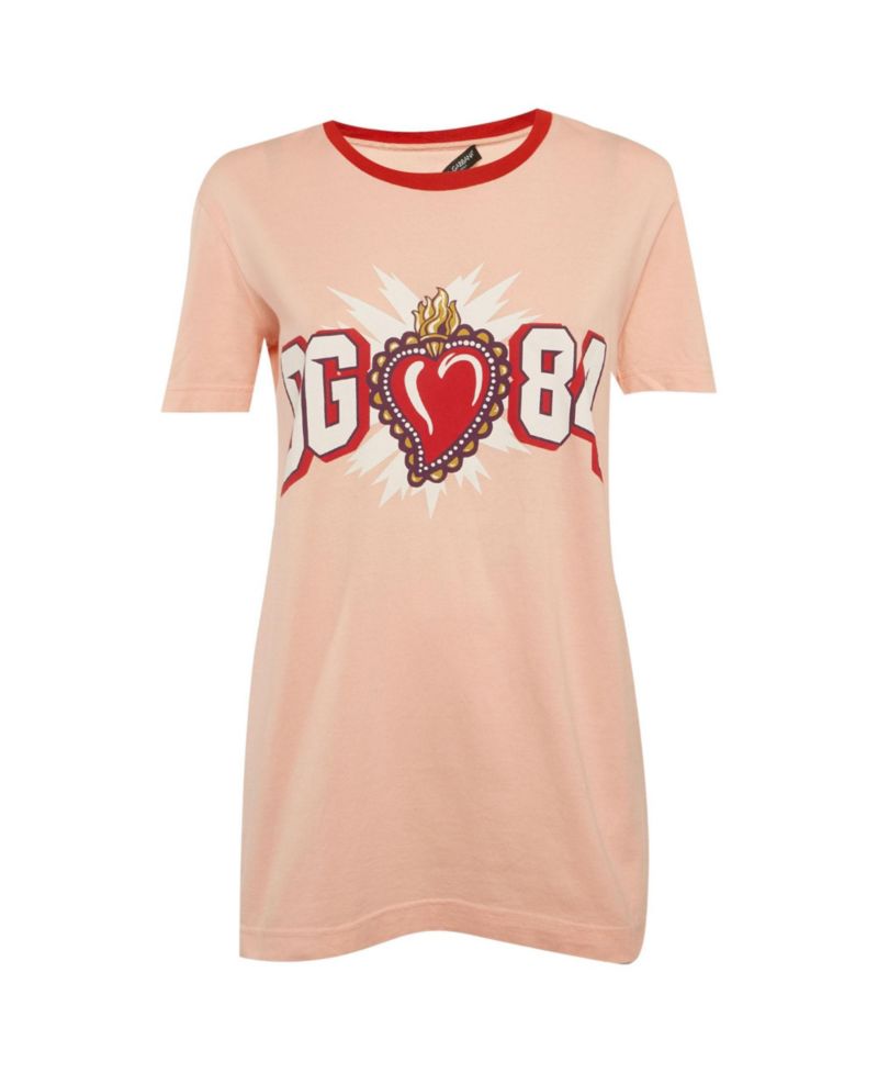Women's Printed Jersey Crewneck T-Shirt