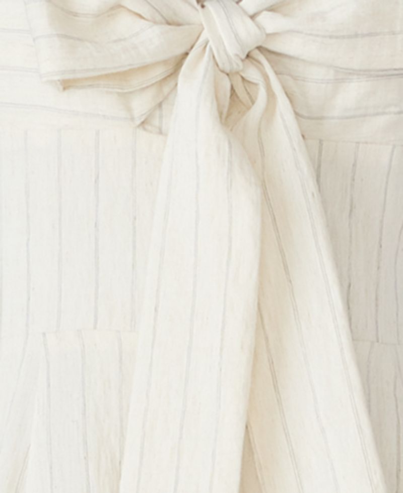 Sweetheart Sleeveless A-Line Bow-Front Midi Dress
