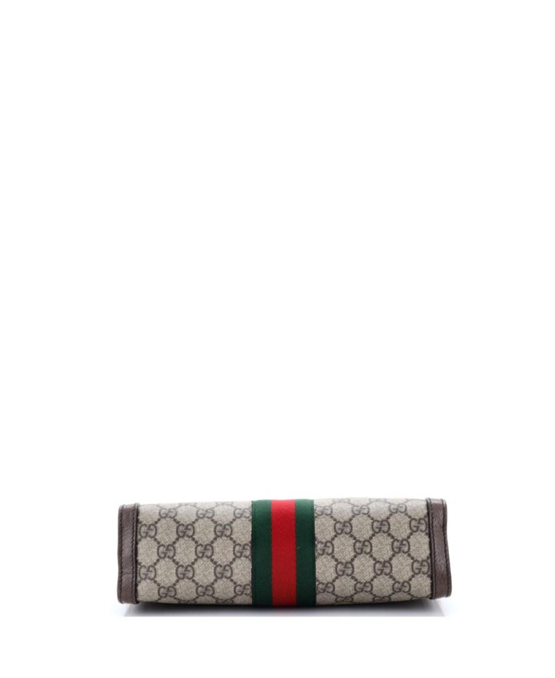Small Ophidia Chain Shoulder Bag GG Coated Canvas