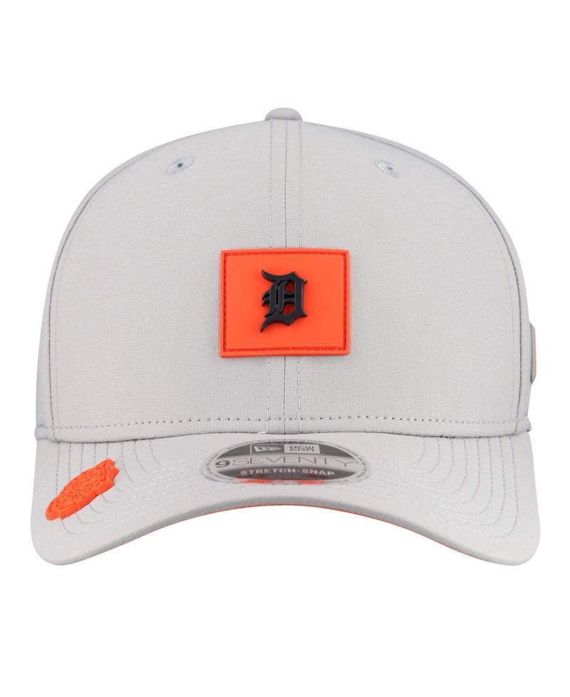 Men's Gray Detroit Tigers 2026 Clubhouse 9SEVENTY Adjustable Hat