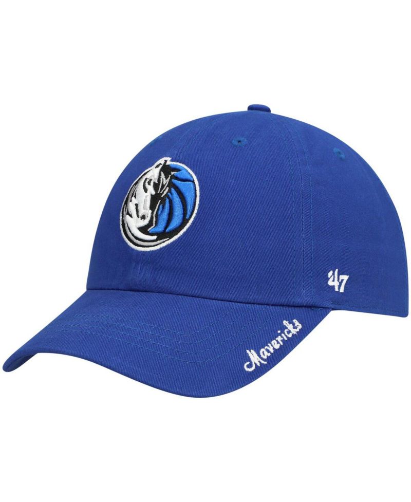 Women's Blue Dallas Mavericks Miata Clean Up Logo Adjustable Hat
