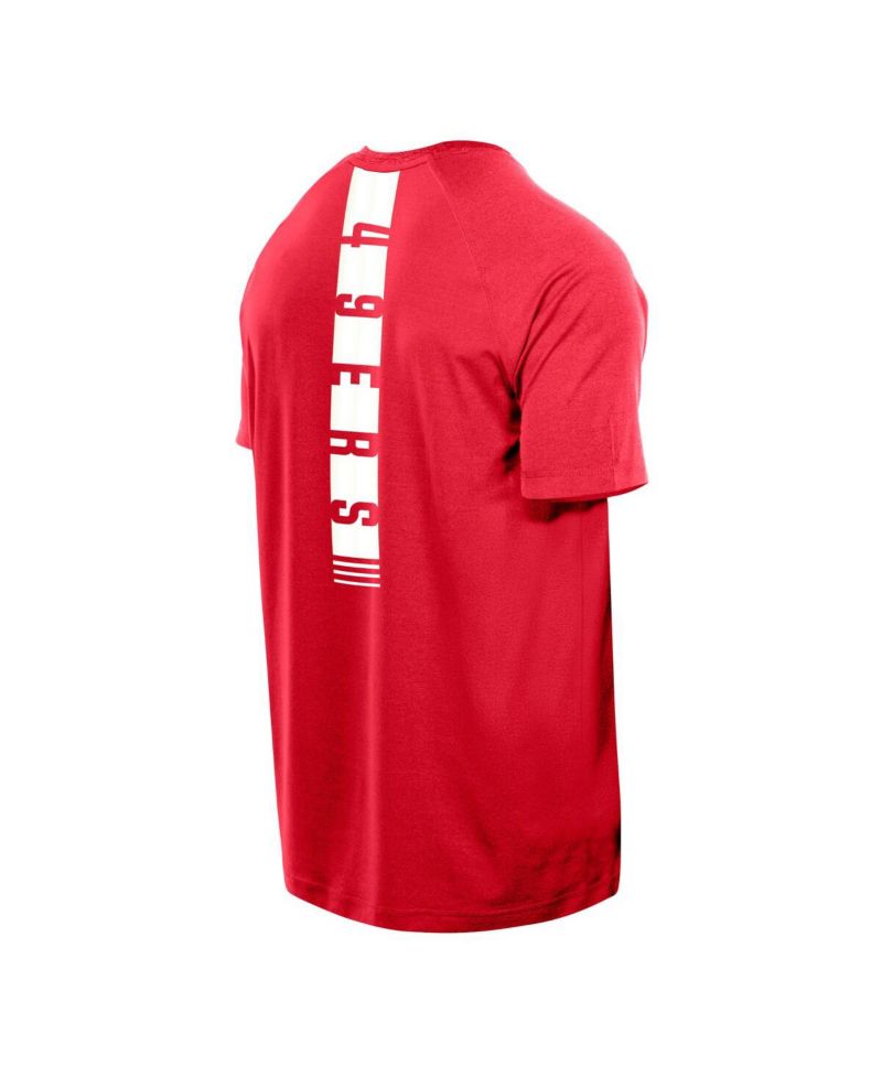 Men's Scarlet San Francisco 49ers Functional Fandom Reflective T-Shirt