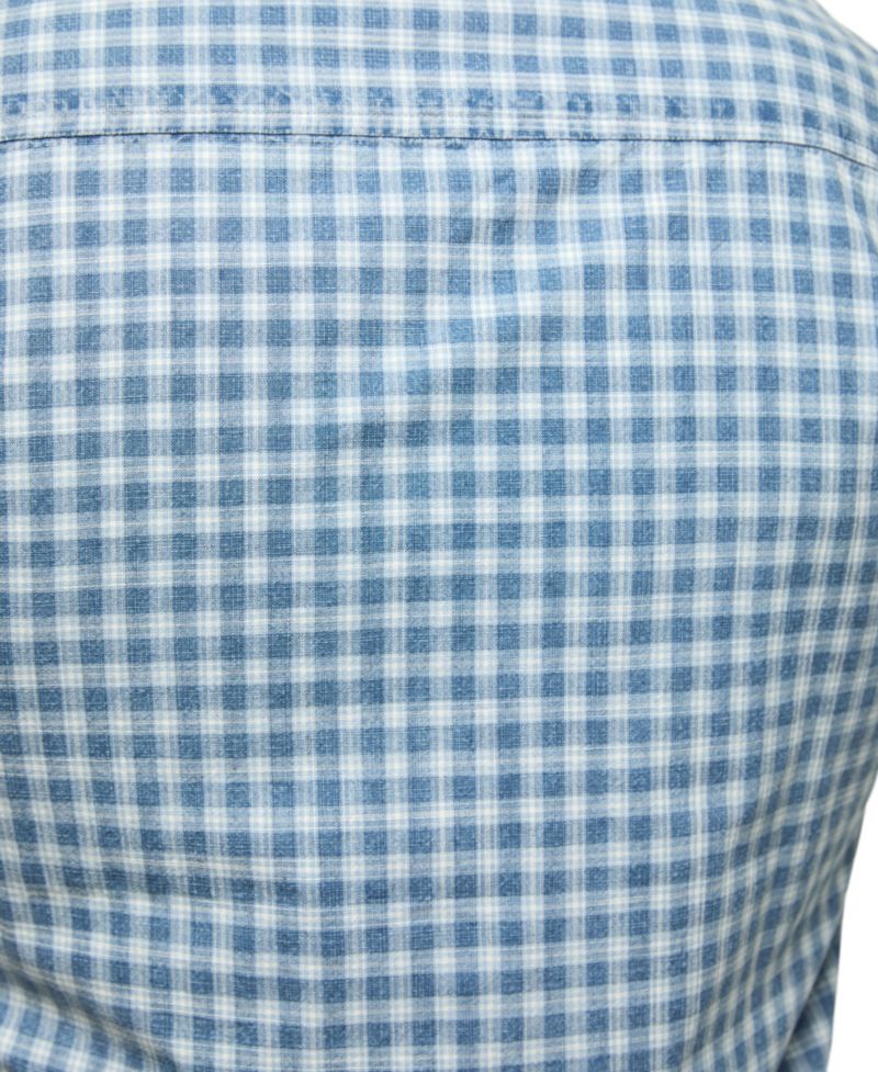 Men’s Boxy Gingham Camp Collar Shirt