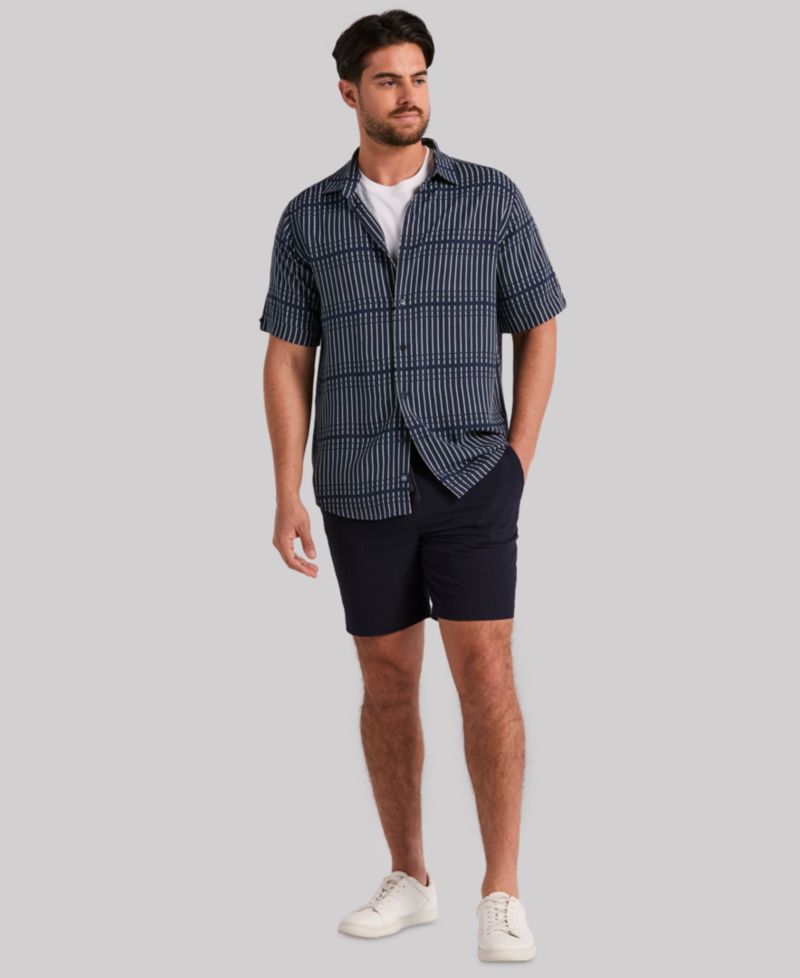 Men's 7" Drawstring Seersucker Shorts