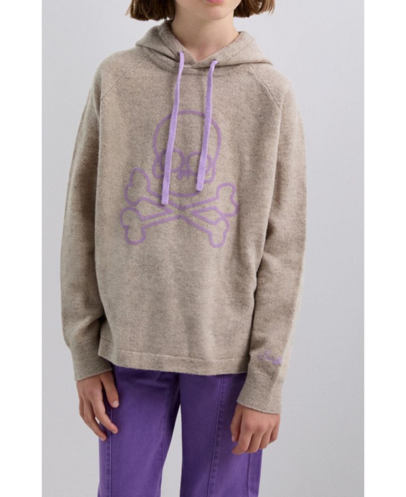 Kids Skull Hoodie Tricot