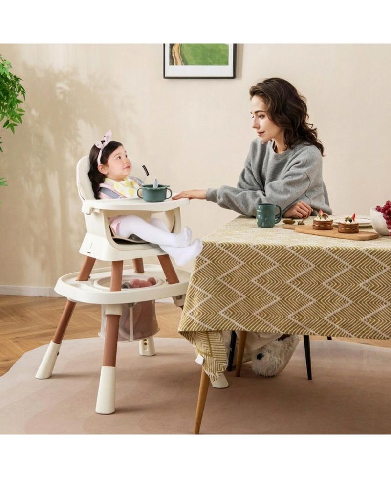 Baby 16-in-1 High Chair with 360-Degree Activity Center and Booster Seat