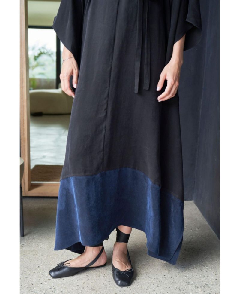 Women's Ocean+Main Colorblock Belted Caftan