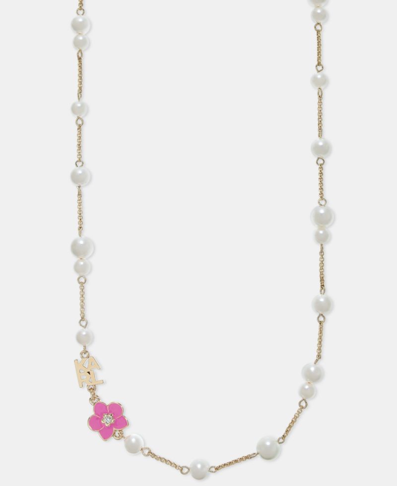 Imitation Pearl Collar Necklace