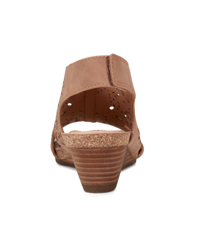 Women's Halin Cutout Slingback Wedge Sandals