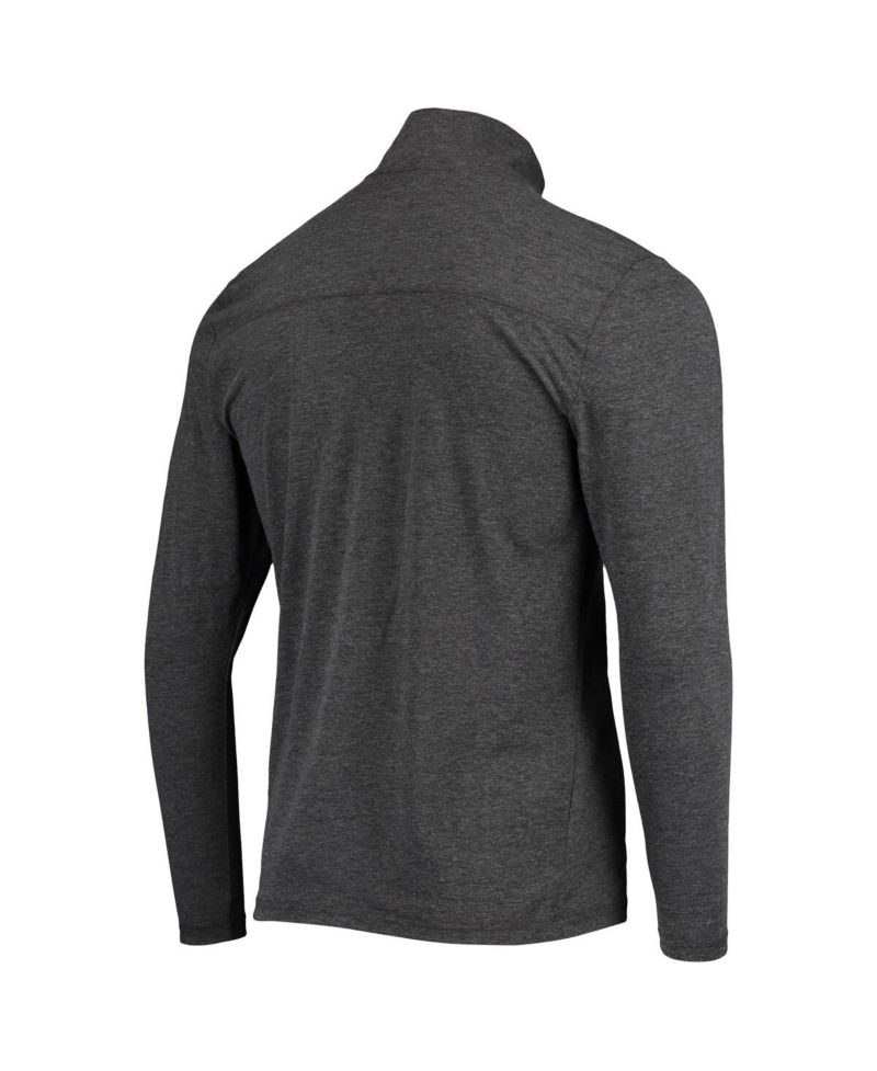 Men's Heathered Black Texas A&M Aggies 12th Man Centennial Field Day Quarter-Zip Jacket