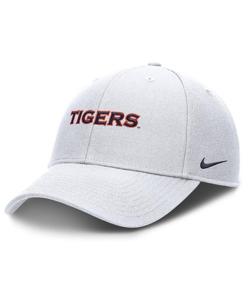 Men's White Auburn Tigers 2025 On-Field Gameday Rise Adjustable Hat
