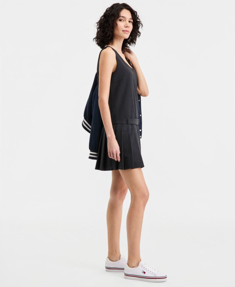 Women's Scoop Neck Mini Dress