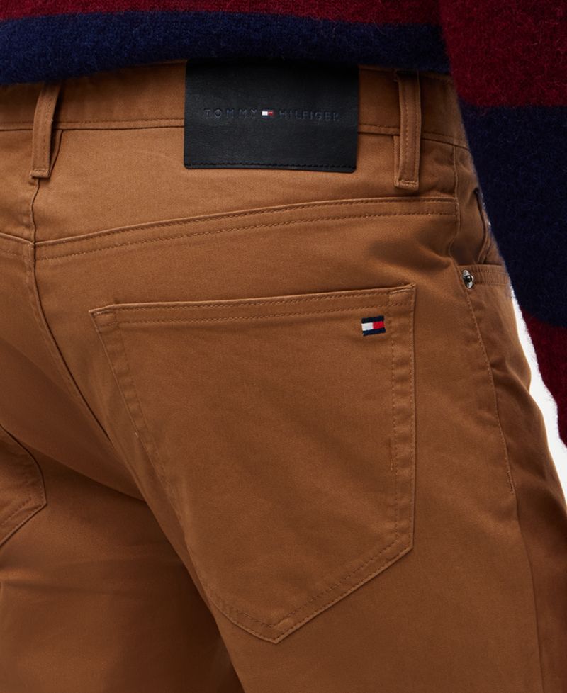 Men's Denton Straight-Fit Five-Pocket Stretch Twill Pants