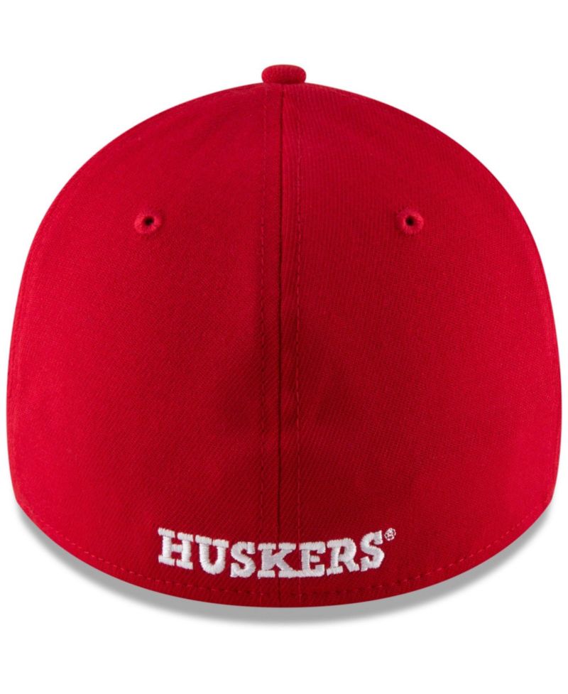 Men's Scarlet Nebraska Huskers College Classic 39Thirty Flex Hat