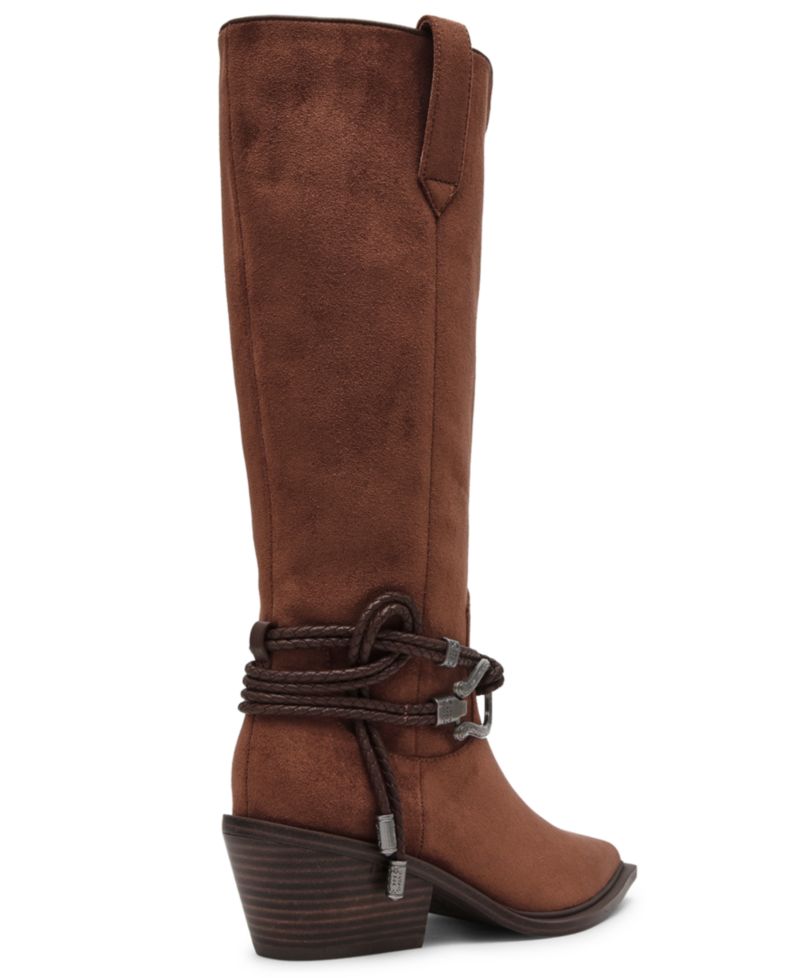 Women's Gennie Braided Buckle Western Tall Boots