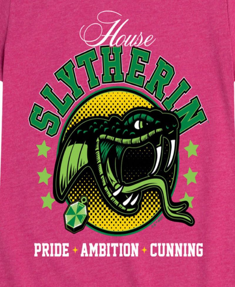 Big Girls Slytherin Graphic Short Sleeve Tee