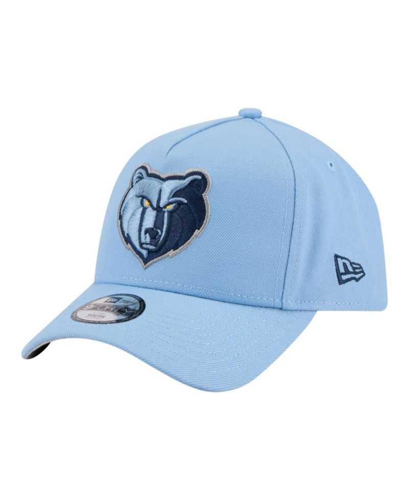 Big Boys and Girls Light Blue Memphis Grizzlies 9FORTY A-Frame Adjustable Hat