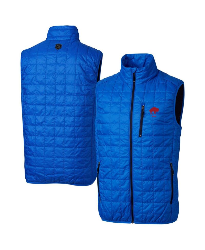 Men's Royal Buffalo Bills Big & Tall Rainier PrimaLoft Eco Insulated Full-Zip Puffer Vest