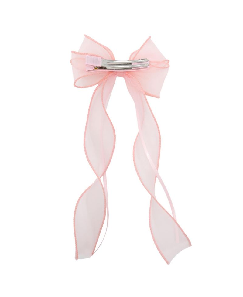 Girls Organza Double Ribbon Clip Gift Set with Tin Case