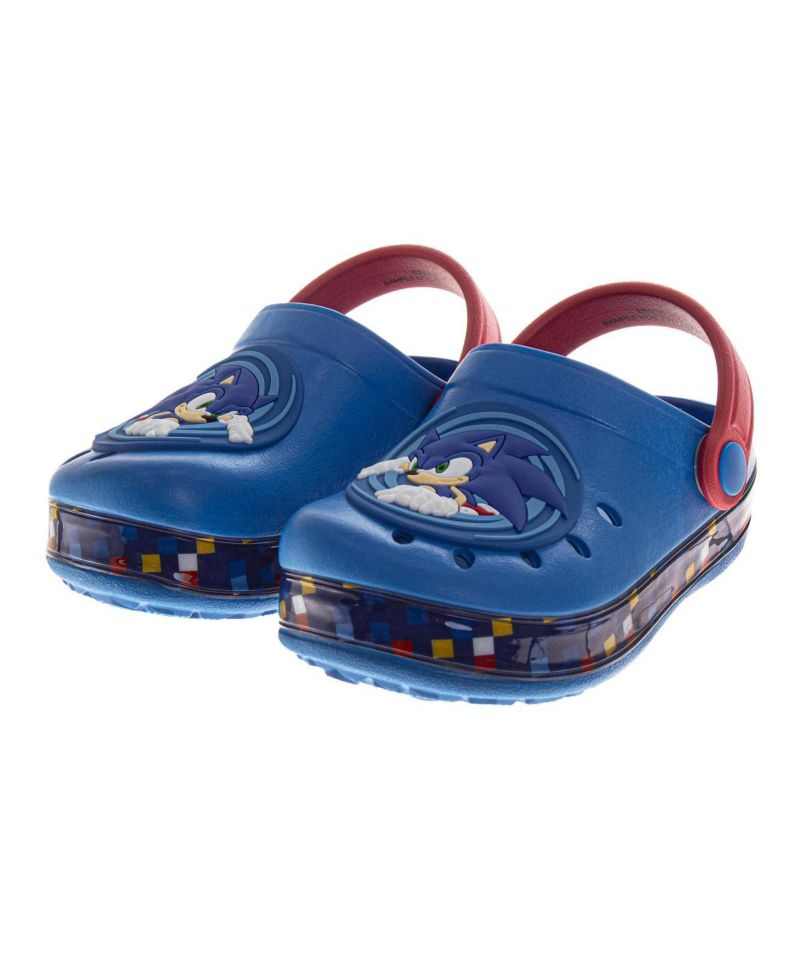 Sonic the Hedgehog Boys Shoes, EVA Clogs, Water Shoes Kids Pool and Beach Sandals Slip-On